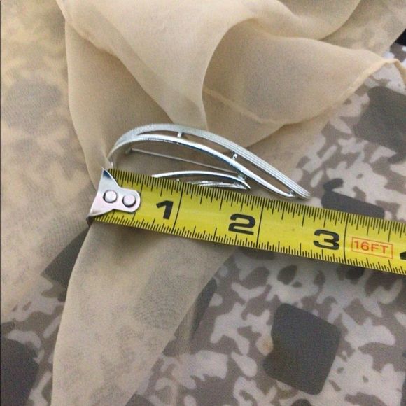 Vintage Sarah Coventry Brooch Pin Silver Marked Nice! - Picture 11 of 15